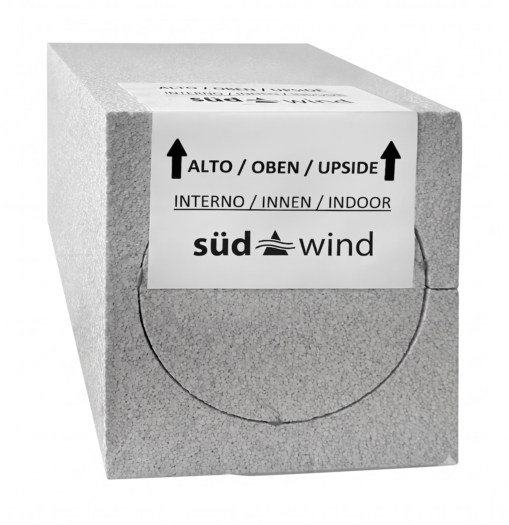 Obudowa naścienna Südwind wykonana z EPS dla Ambientika - DN 160