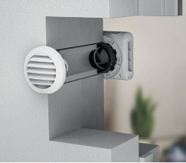 Zestaw ALD higrosterowany do ściany ZUWAH G Plus firmy Aereco - 110149